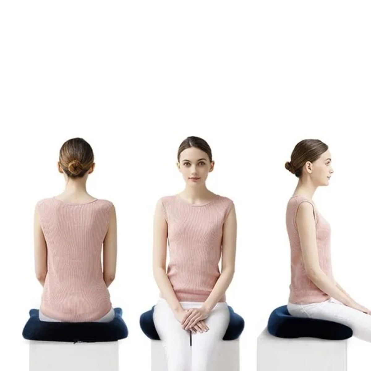 GENERICO - Cojin ortopedico almohadilla ergonomica para silla