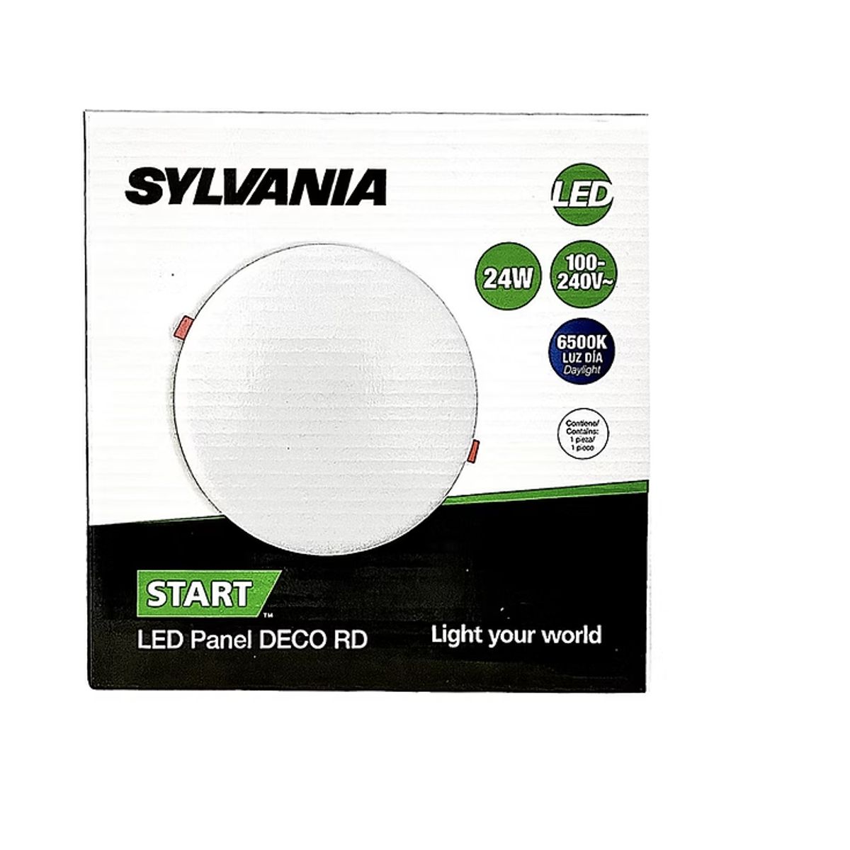 SYLVANIA - Panel Led Sin Borde Silvania 24w Luz Fria 6500k Encajar