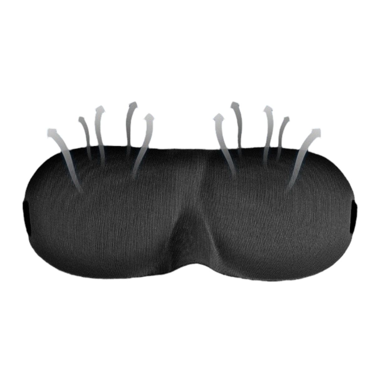 MULTIPLACE COLOMBIA - Tapa Ojos Antifaz 3D para Dormir  Negro importado