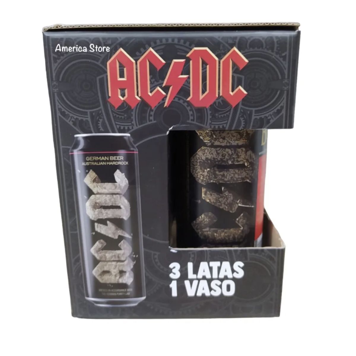 GENERICO - Estuche Pack De Cerveza Alemana Ac Dc