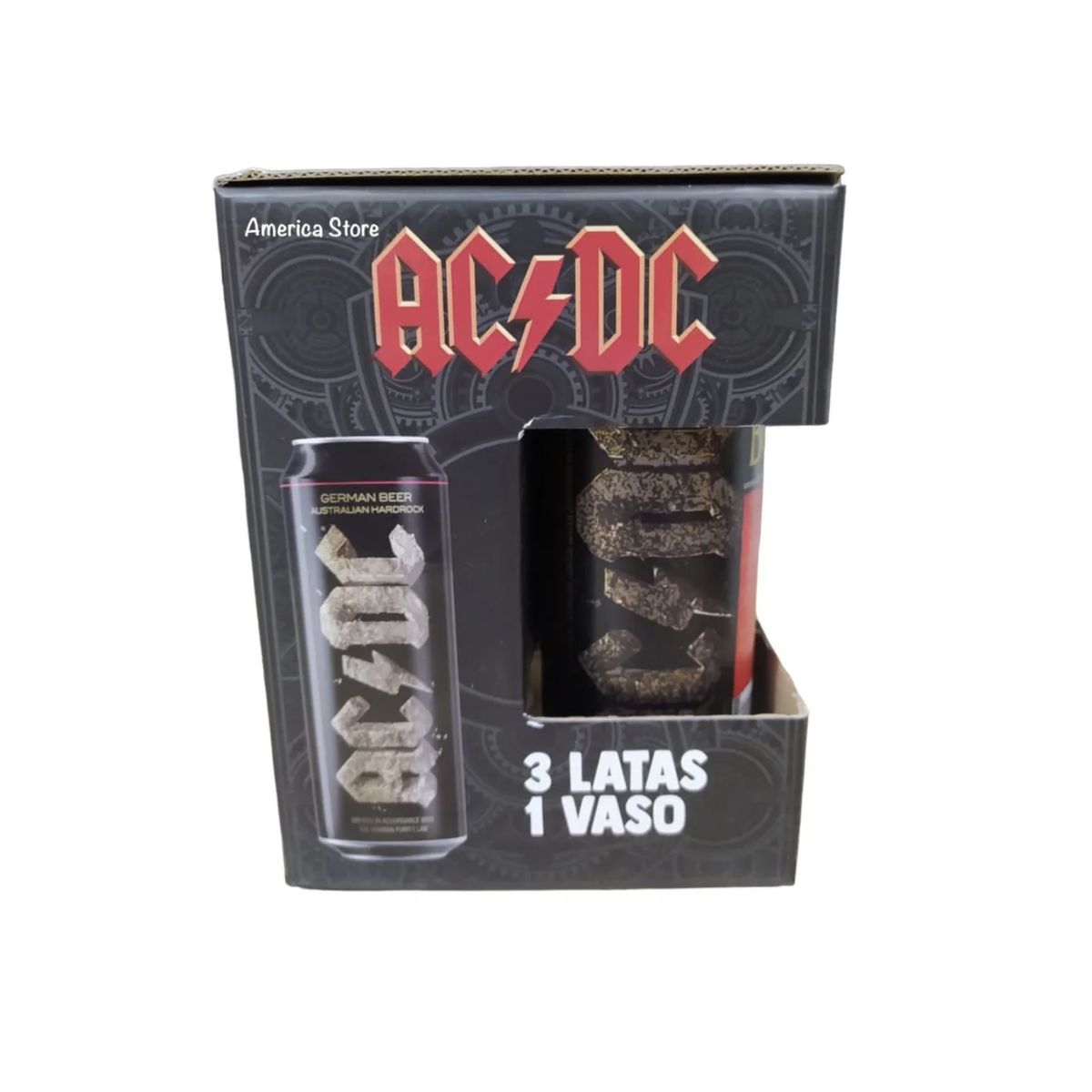 GENERICO - Estuche Pack De Cerveza Alemana Ac Dc