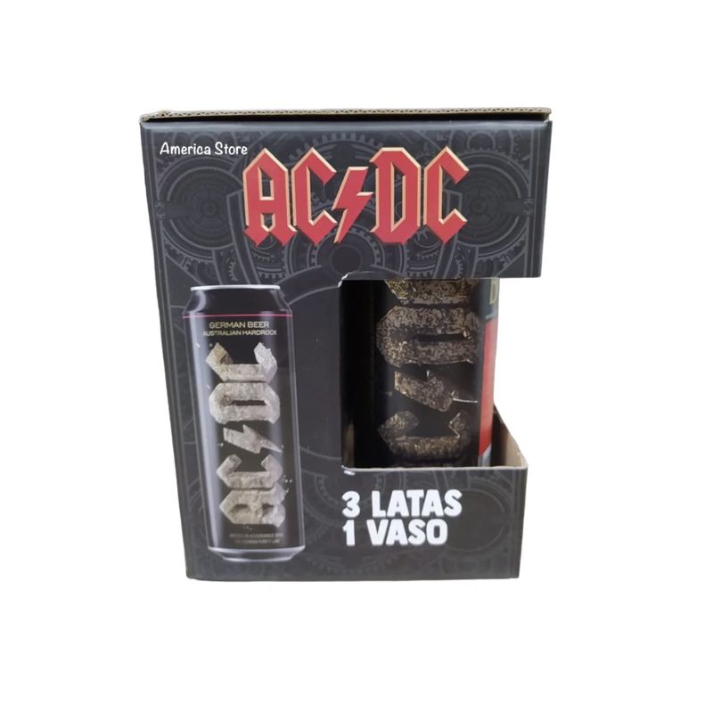 GENERICO - Estuche Pack De Cerveza Alemana Ac Dc