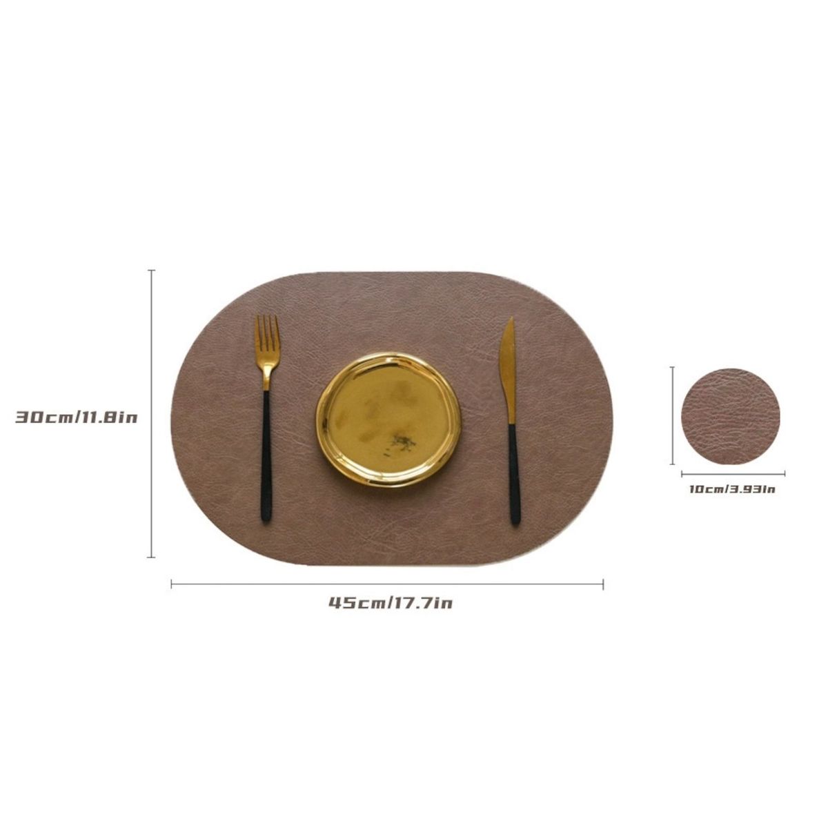 MULTIPLACE COLOMBIA - Individuales para comedor set por 6 puestos con portavasos-