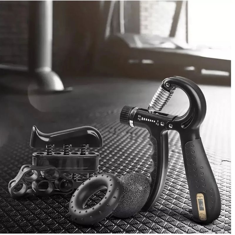 GENERICO - Kit Hand Grip Ejercitadores Mano Muñeca Antebrazo Graduable