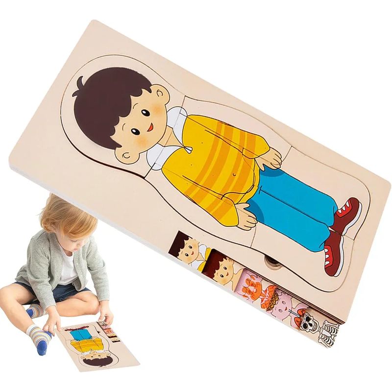 GENERICO - Rompecabezas del Cuerpo Humano Niño