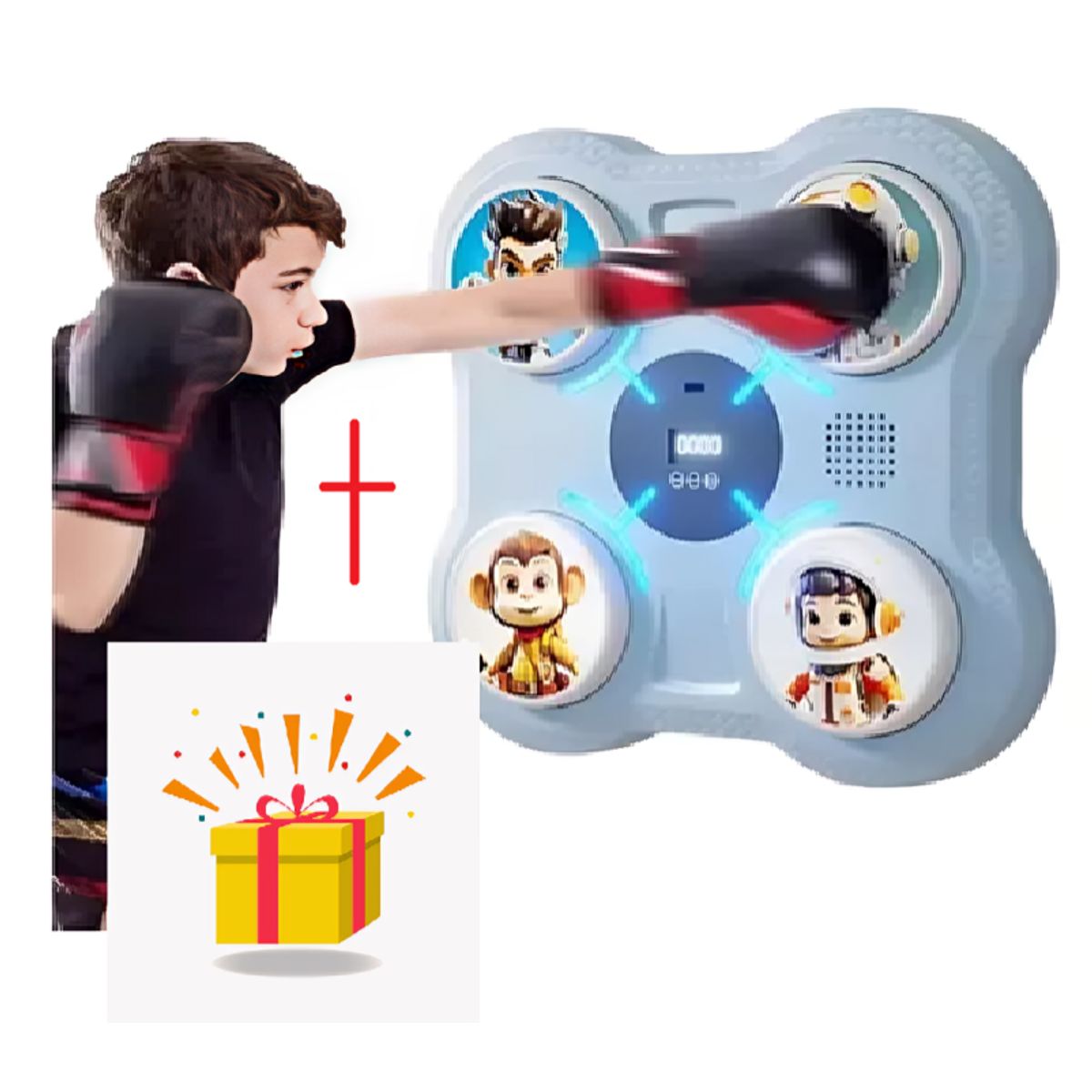 GENERICO - MAQUINA DE BOXEO PARA NIÑOS + OBSEQUIO