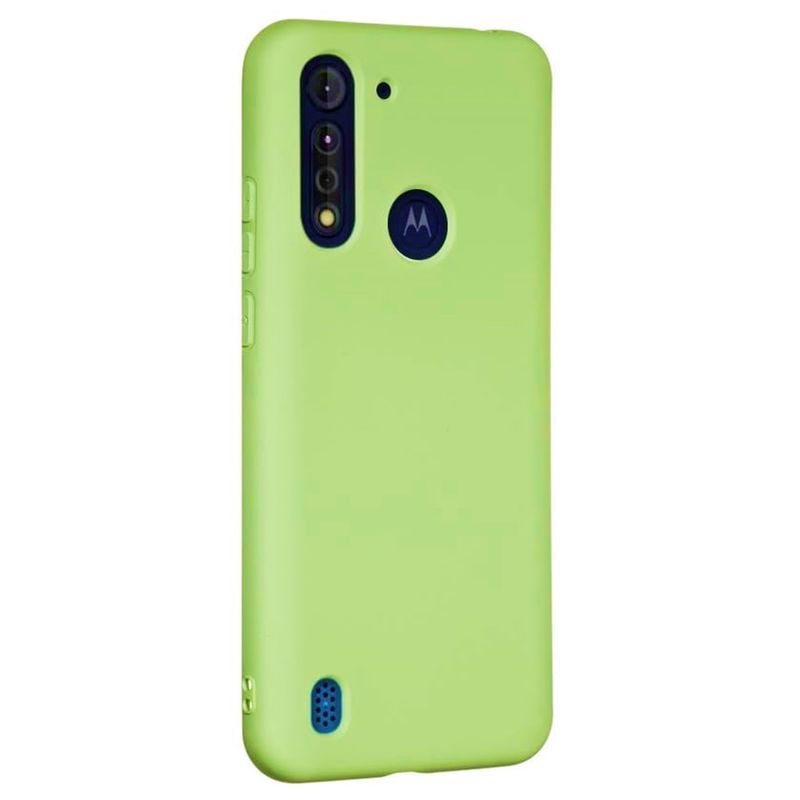GENERICO - Funda Estuche Silicone Case Compatible Motorola G8 Power Lite Verde