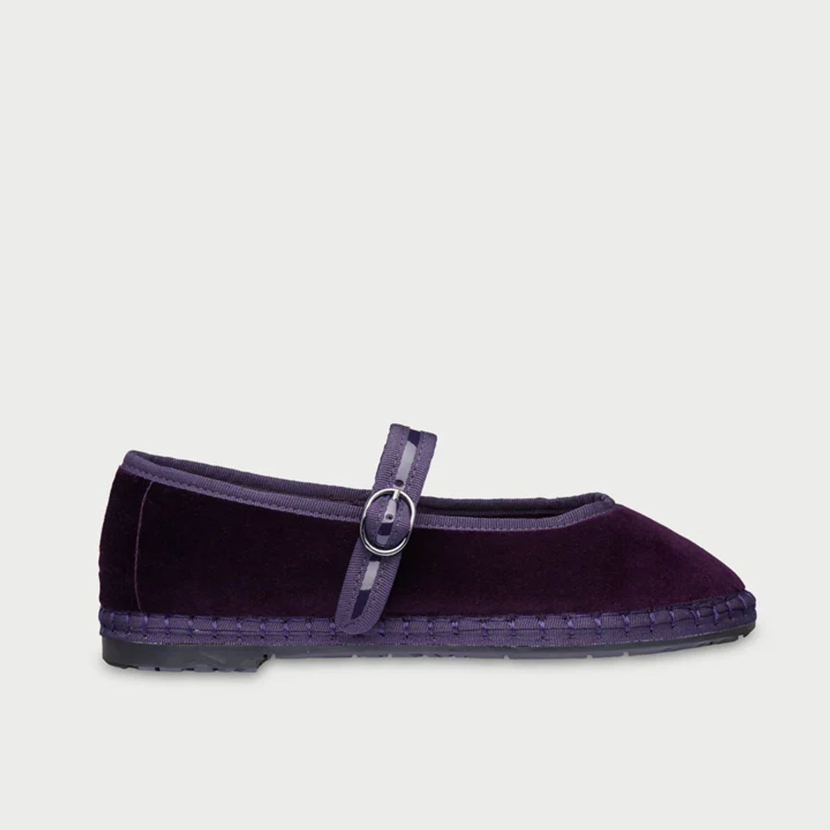 FLABELUS - Baleta velvet pierre purple FLABELUS Morado BALETPIERREPURP