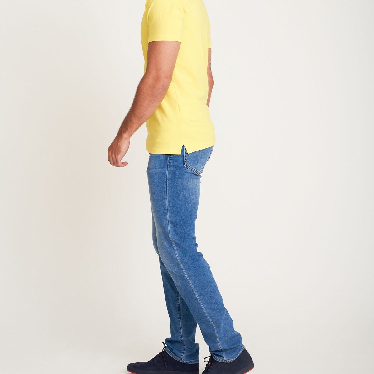 NO DRAMA - Camiseta cuello v NO DRAMA Amarillo CAMICUEVAMA