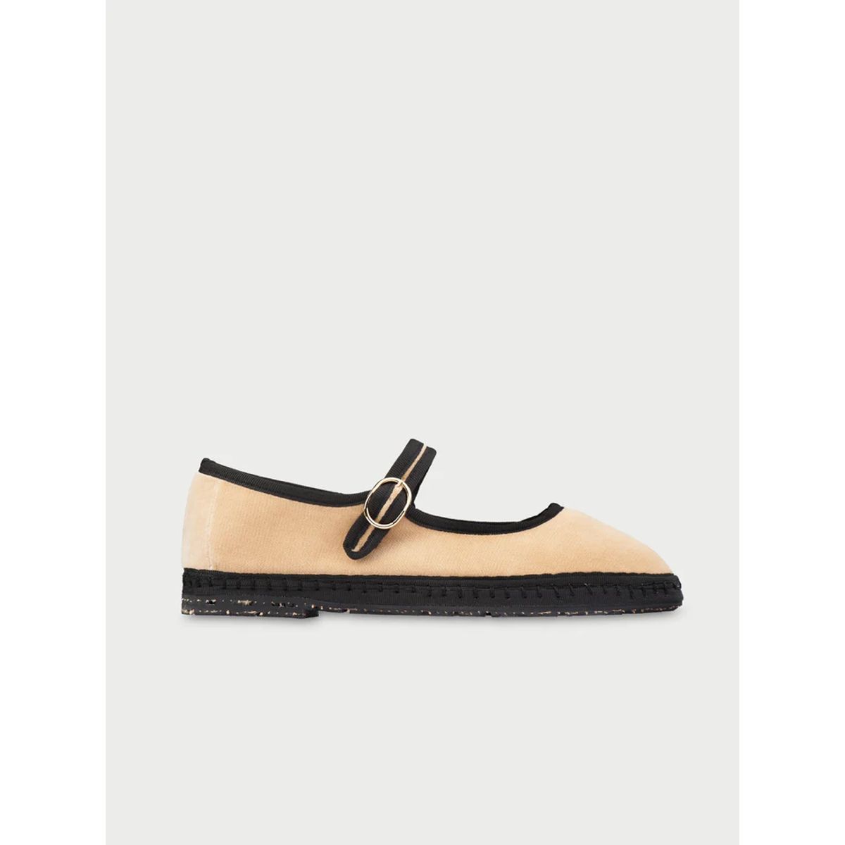 FLABELUS - Baleta mary jane theodora FLABELUS Beige MAJATERCIOPTHEO