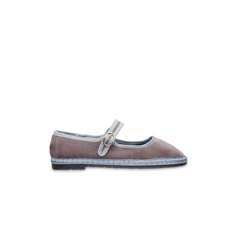 FLABELUS - Baleta sampson FLABELUS Gris MARYJANEVELSAMP