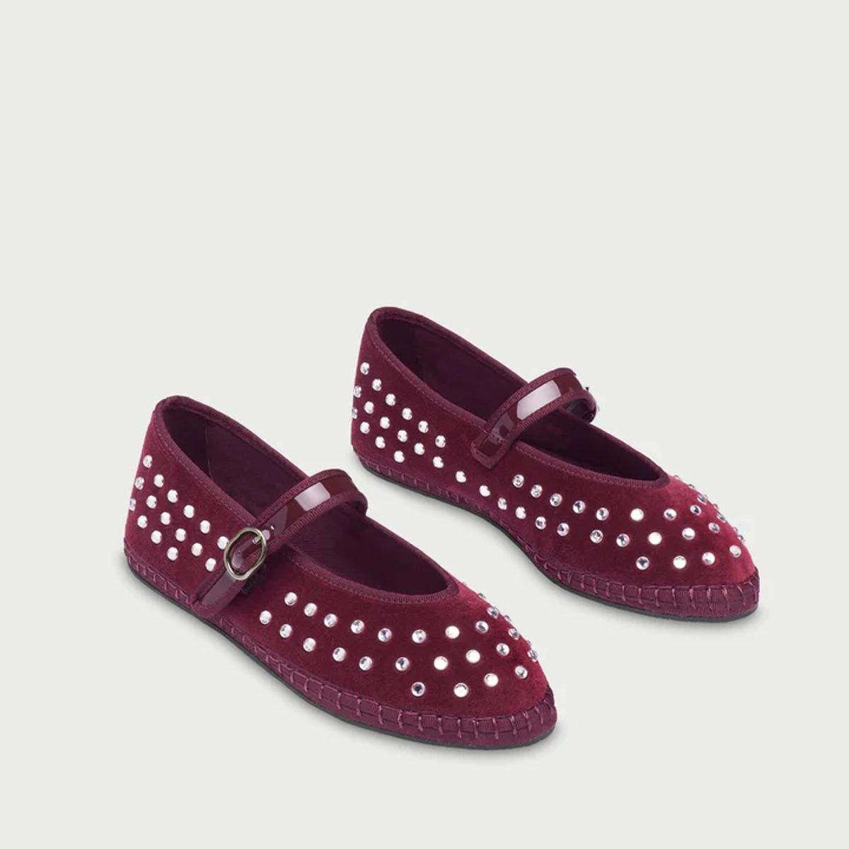 FLABELUS - Baleta mae burgundy FLABELUS Rojo ZAPAMAEREDWI