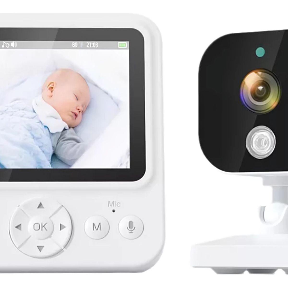 GENERICO - camara monitor de bebe de seguridad videollamada
