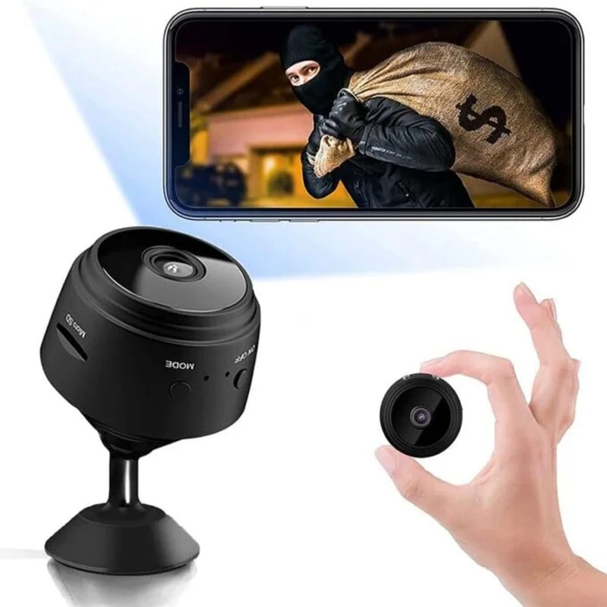 GENERICO - Cámara HD de Seguridad WiFi Espía