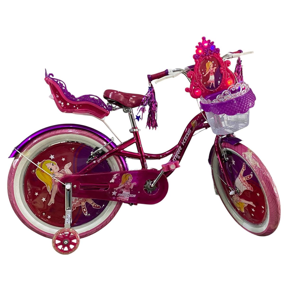 GENERICO - Bicicleta niña 20 musical y luces