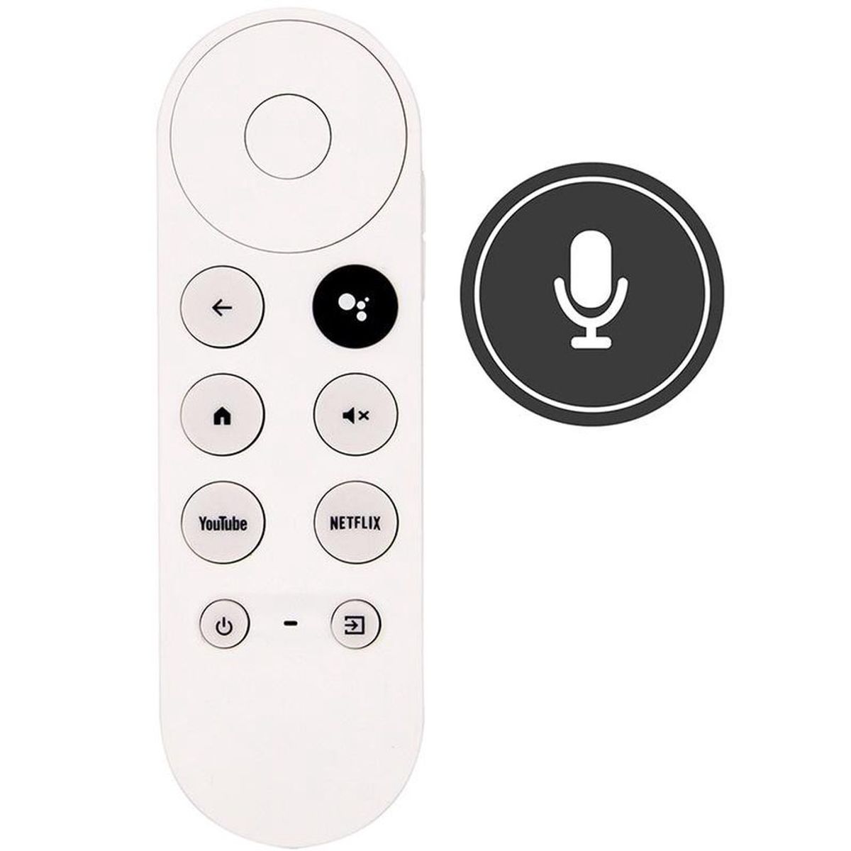 GENERICO - CONTROL REMOTO COMPATIBLE CON GOOGLE CHROMECAST G9N9N CON FUNCIÓN VOZ