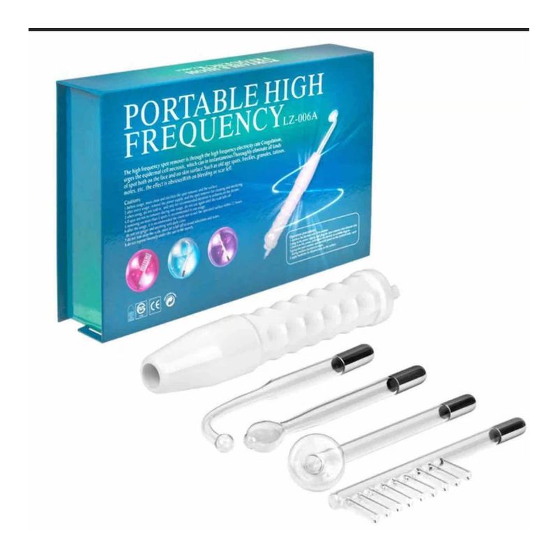 GENERICO - Alta Frecuencia Portatil Facial Y Corporal 4 Electrodos