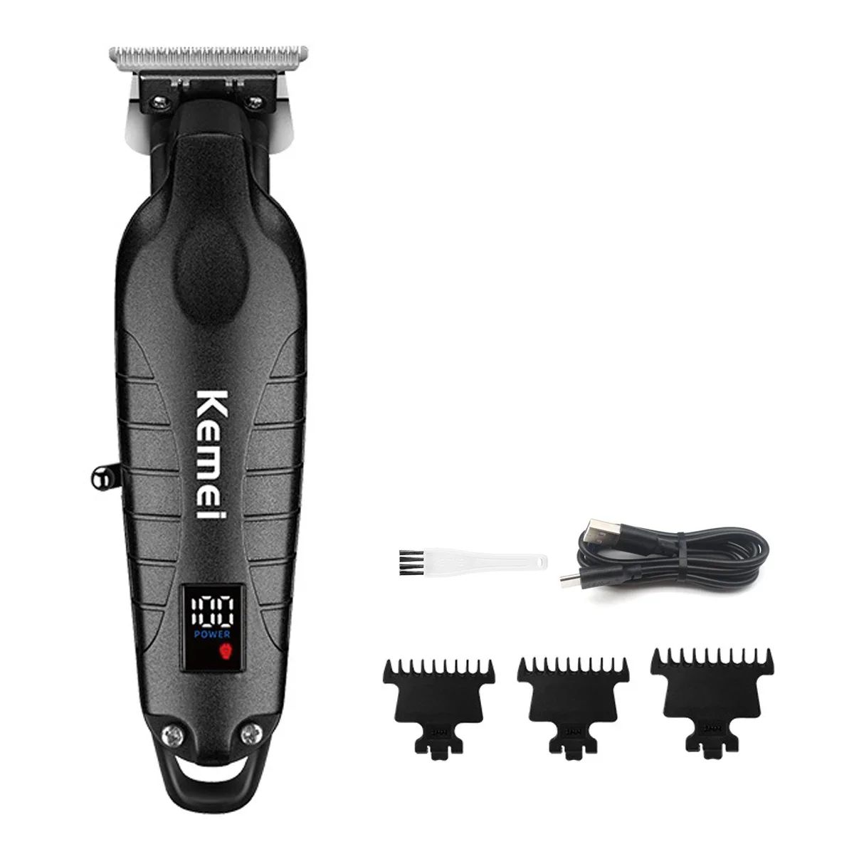 KEMEI - Maquina Patillera Profesional KM-2293 Para Cabello Barba