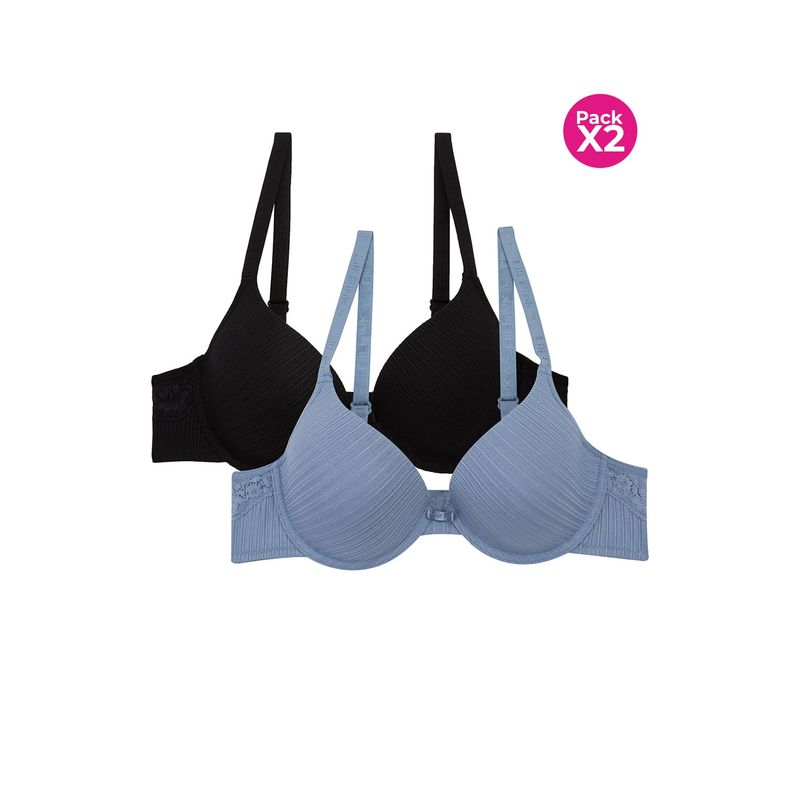 LILI PINK - Brasier en algodón paquete x2 tipo 3/4