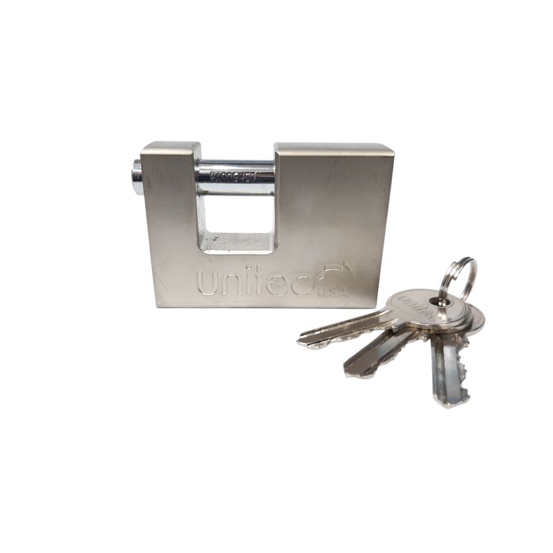 UNITEC - Candado Anticizalla De Seguridad 70mm Unitec Cromado