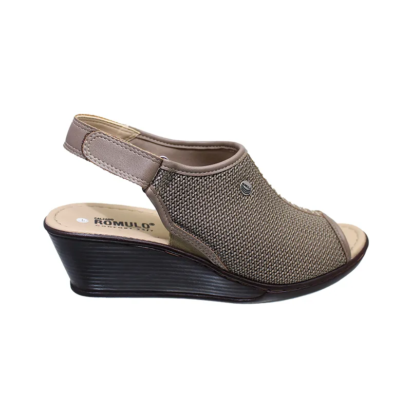 ROMULO - Sandalias Romulo Textil Para Mujer Ajuste Velcro