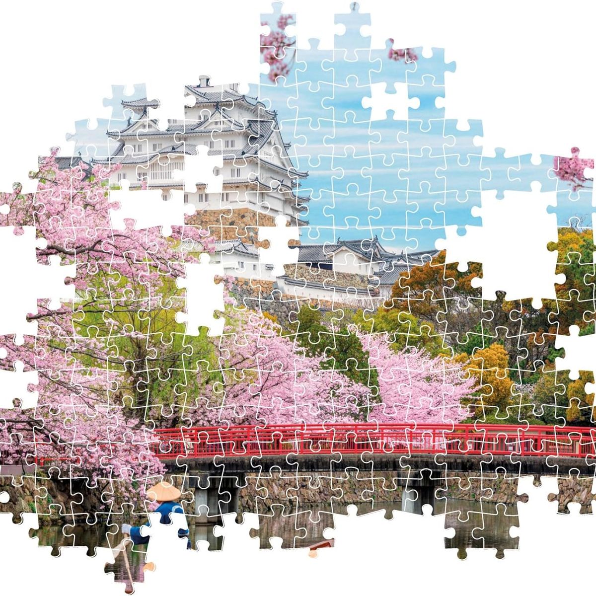 CLEMENTONI - Rompecabezas 1000 Piezas Castillo Himeji Japón Clementoni