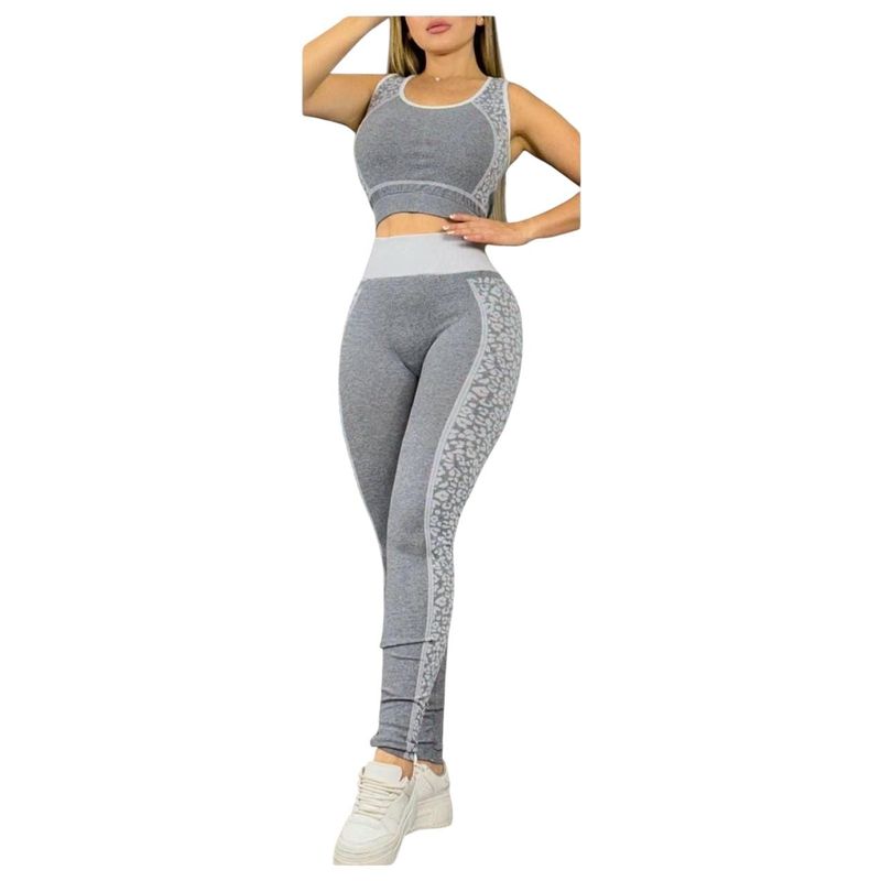 GENERICO - Conjunto Deportivo Leggins levanta cola + top deportivo.