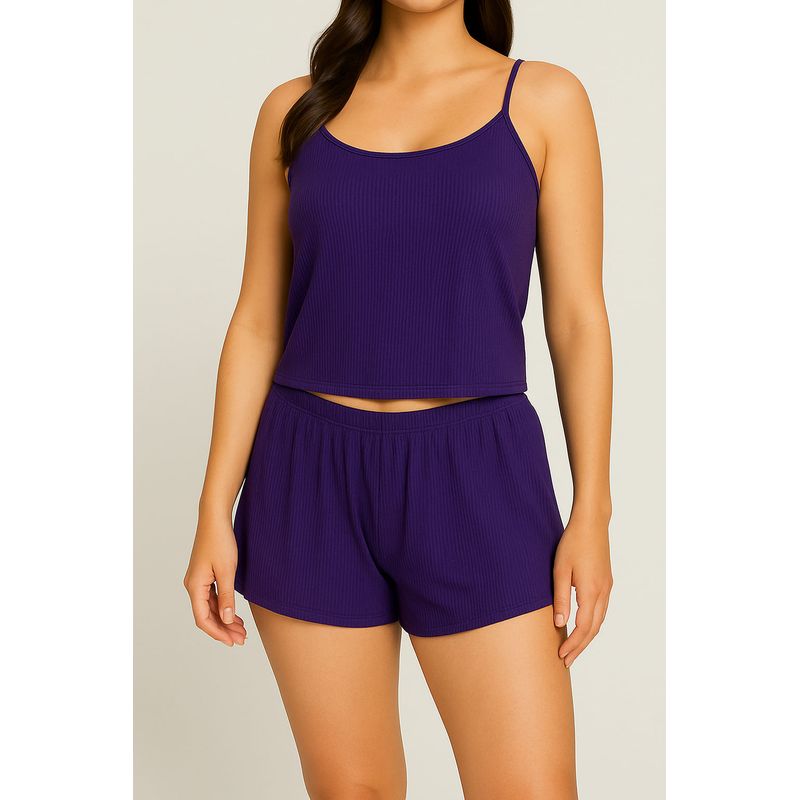 LILI PINK - Conjunto de pijama de 2 piezas poliester