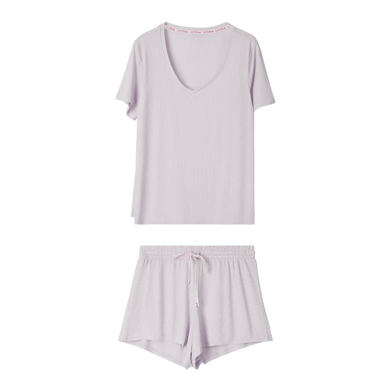 LILI PINK - Pijama de 2 piezas en poliester