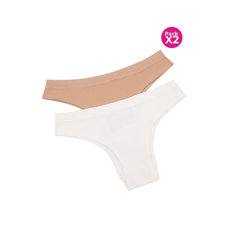 LILI PINK - Panty tipo tanga paquete x2 seamless