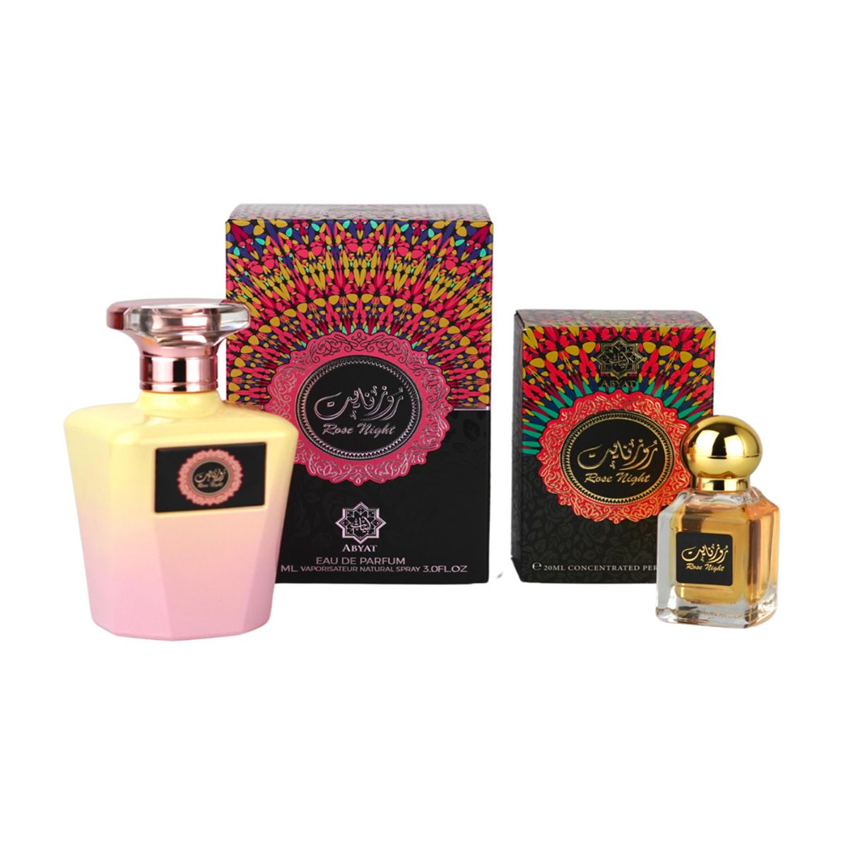ABYAT - Perfume Mujer Rose Night Abyat 100ML + Perfume Aceite 20ML