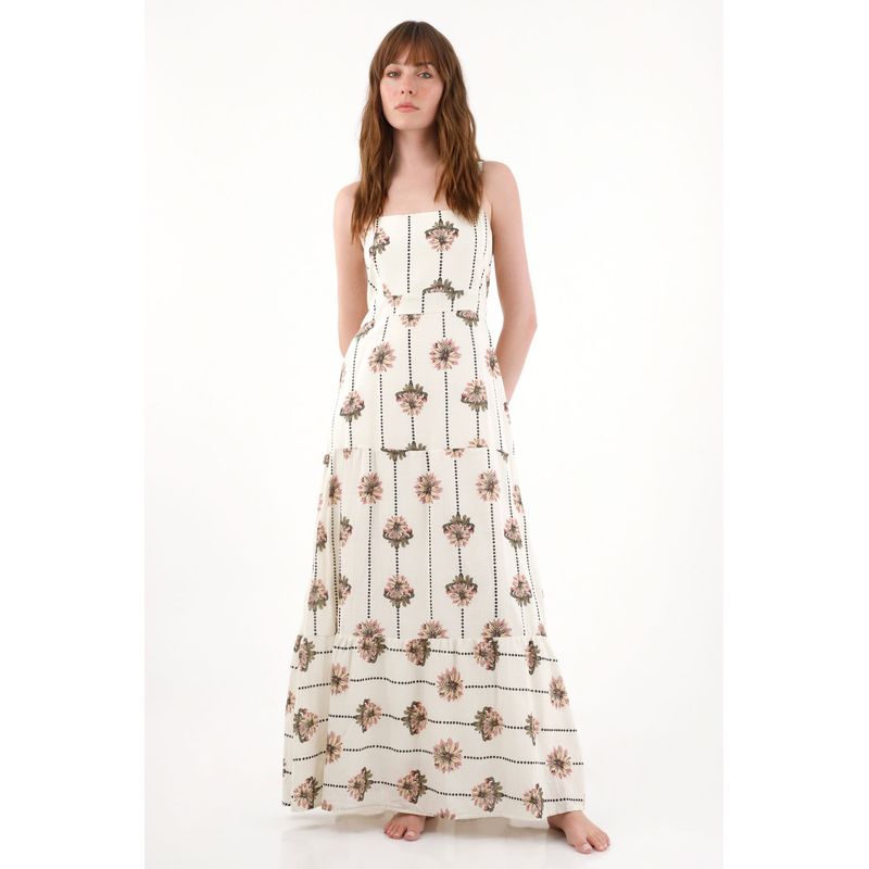 TENNIS - Vestido largo con estampado floral para mujer