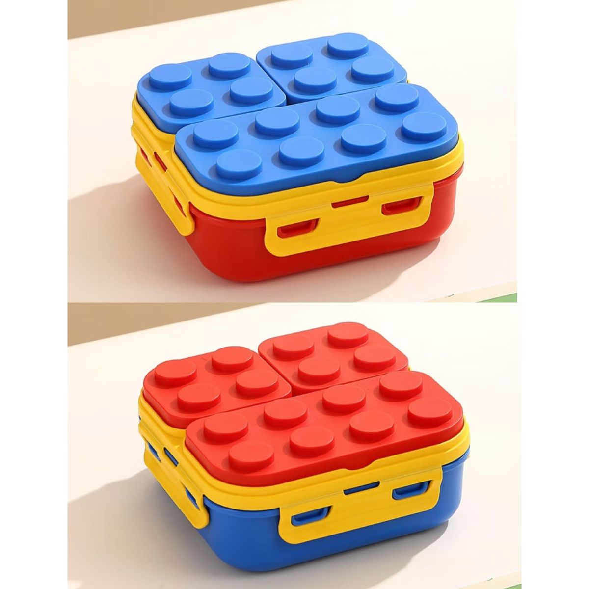 TRIPLE CLEAN - Mini Coca Lonchera Para Niños Tipo Lego