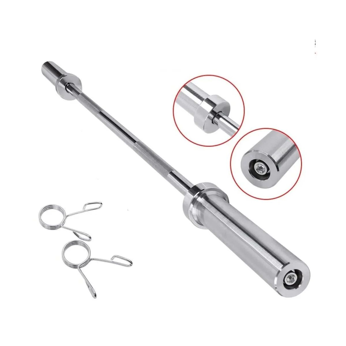 GENERICO - Barra Recta olimpica 2″ de 120 cm