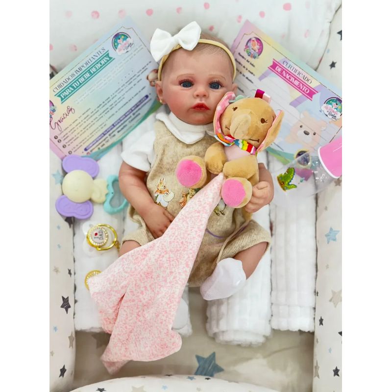 GENERICO - ❤ Bebe Reborn ❤ Laurita ❤ Ropa Beige ❤