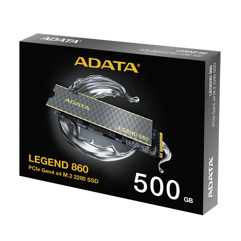 ADATA - Disco Ssd Adata 500GB Legend 860 Pcie Gen4 X4 M.2 2280