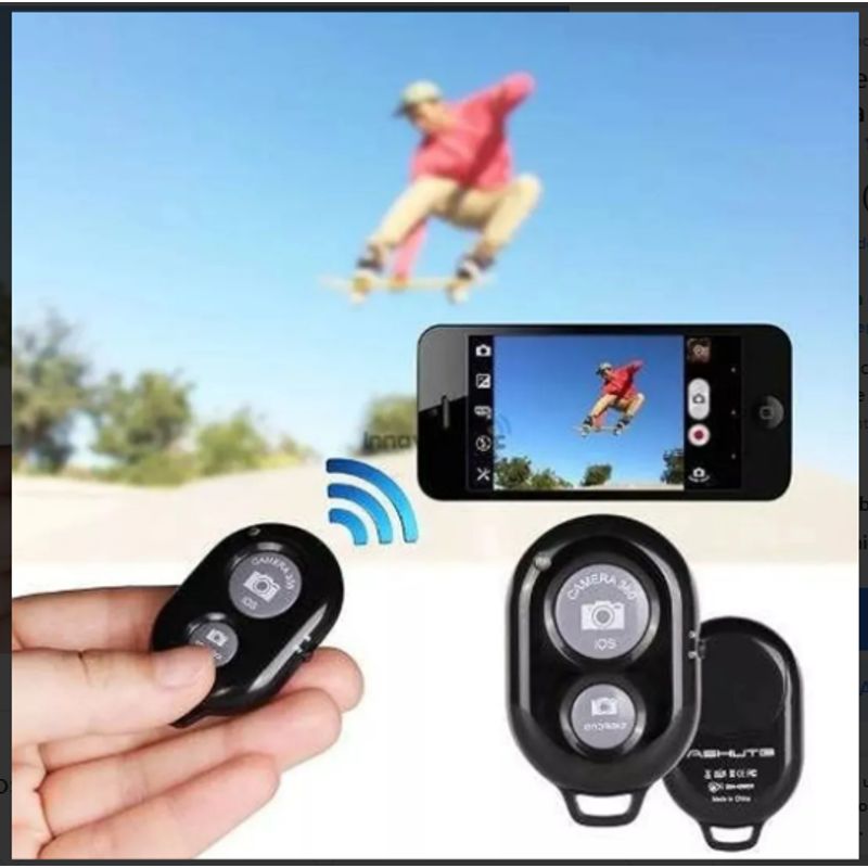 GENERICO - Control Bluetooth Selfie para fotos y videos