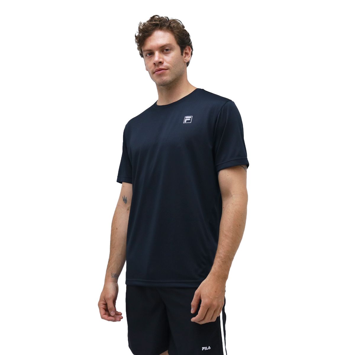 FILA - FILA CAMISETA THOR HOMBRE NEGRO