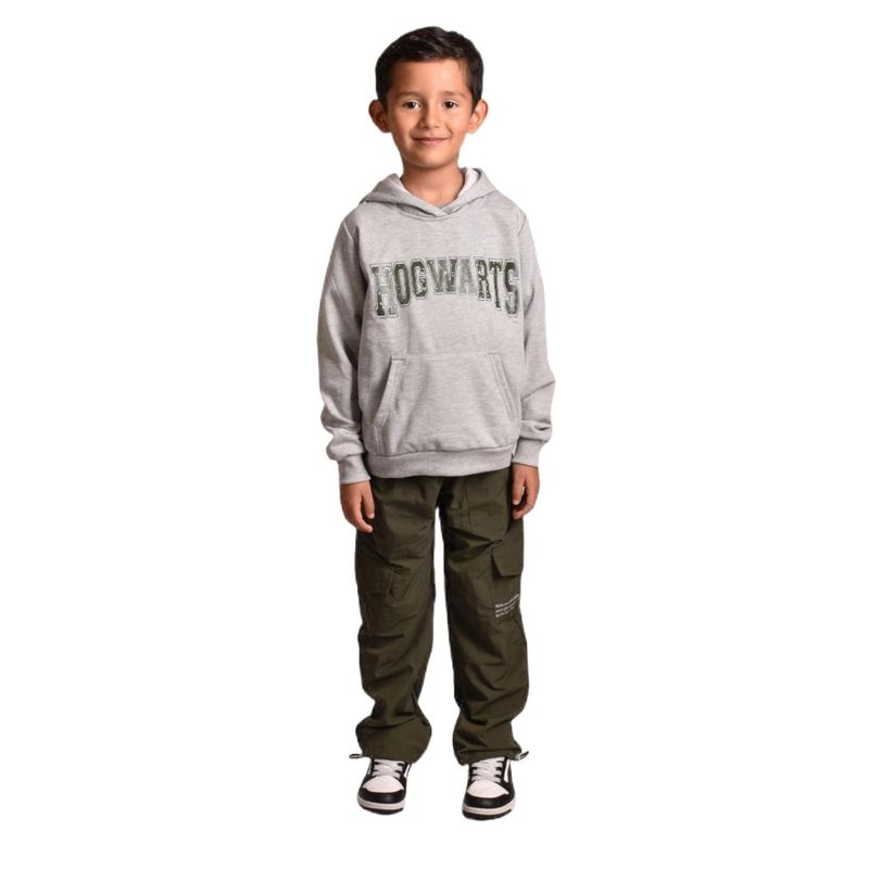 BIGBOYS - Buzo Hoodie Hogwarts Verde Niño