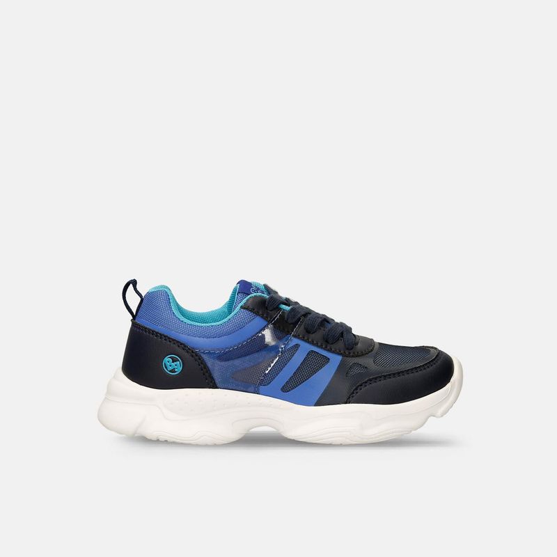 BUBBLE GUMMERS - Tenis Junior Para Niño Bubblegummers Azul Seven
