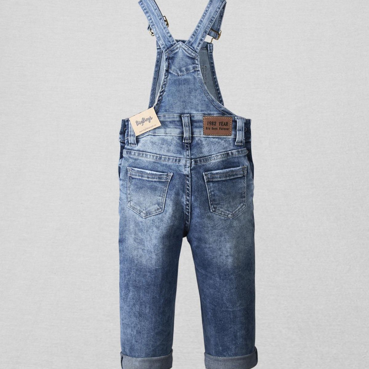 BIGBOYS - Overol Jean Medio Bebe Niño