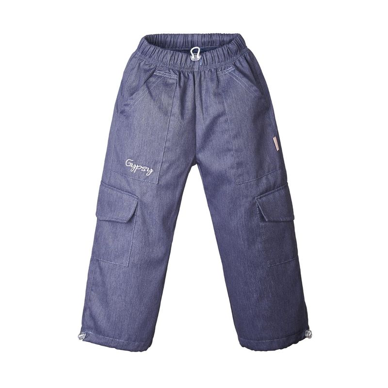 BIGBOYS - Pantalon Chambray Cargo Indigo Niña