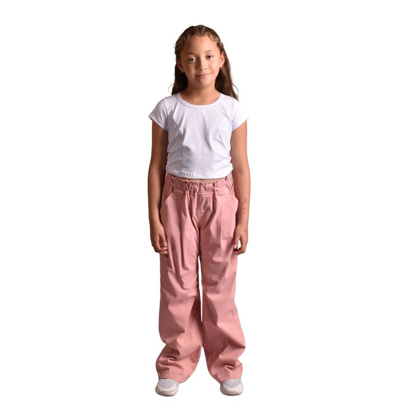 BIGBOYS - Pantalon Gypsy Palo Rosa Niña