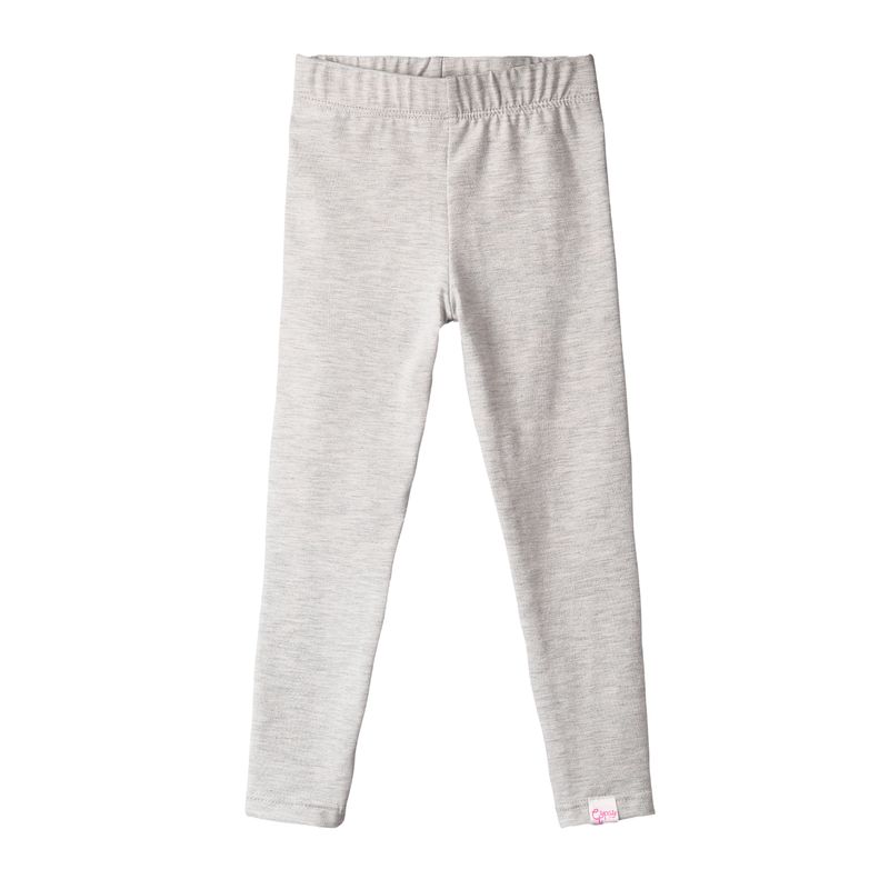BIGBOYS - Leggins Unicolor Gris Claro Niña