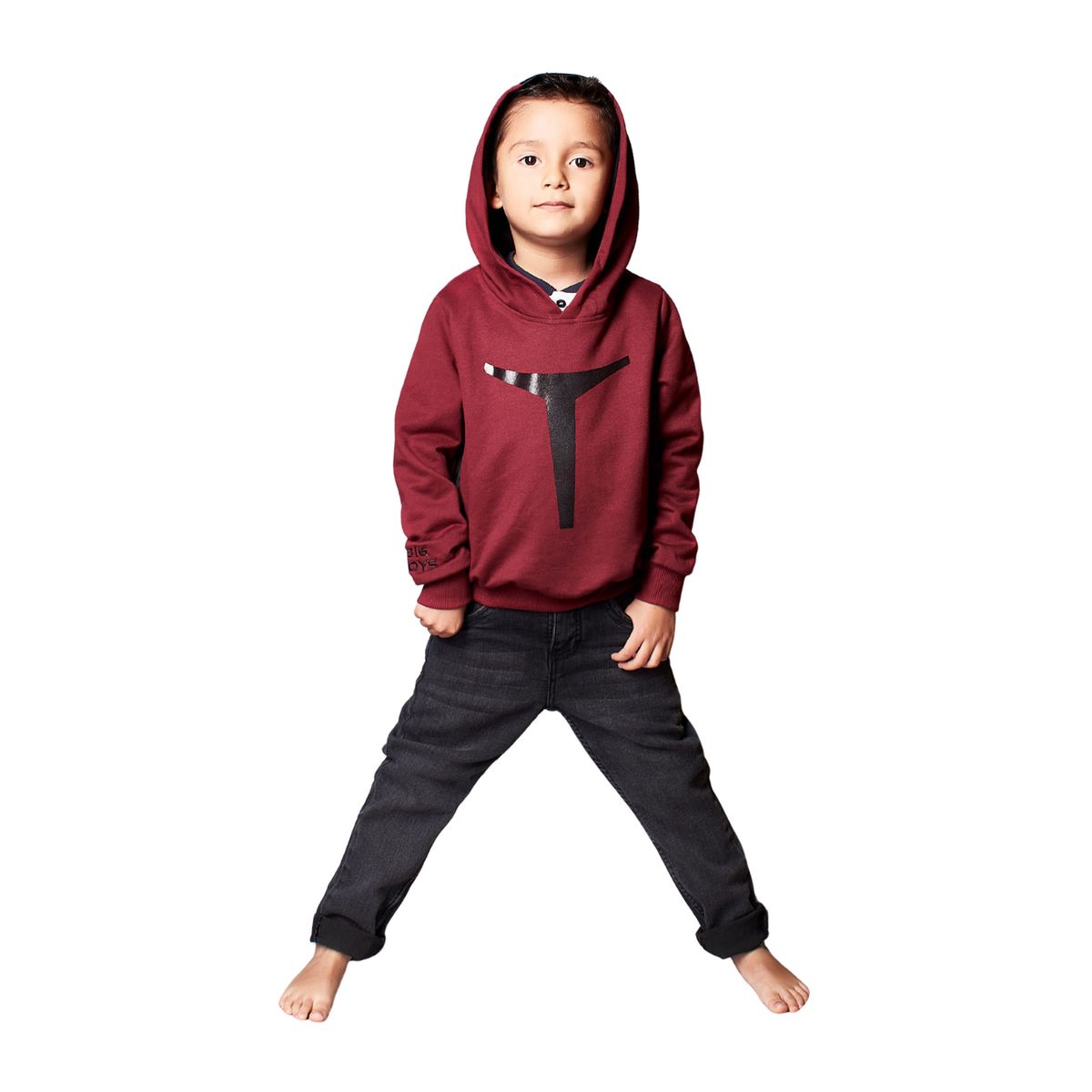 BIGBOYS - Buzo Start Vinotinto Niño Talla 6