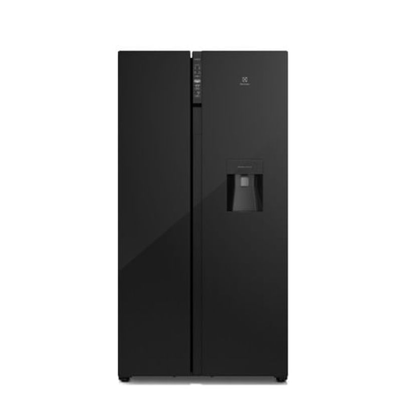 ELECTROLUX - Nevecón Electrolux no frost side by side 522L Inverter negro ERSB54N3WXB