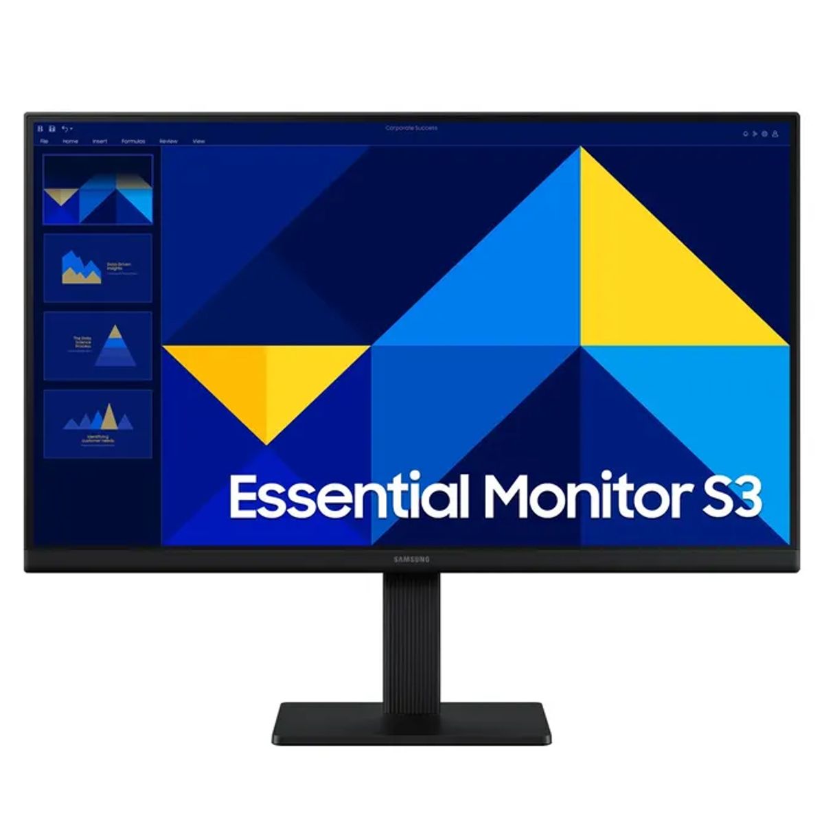 SAMSUNG - Monitor Samsung 24 Pulgadas Full Hd Ips 100 Hz 5ms Ls24d300 110v