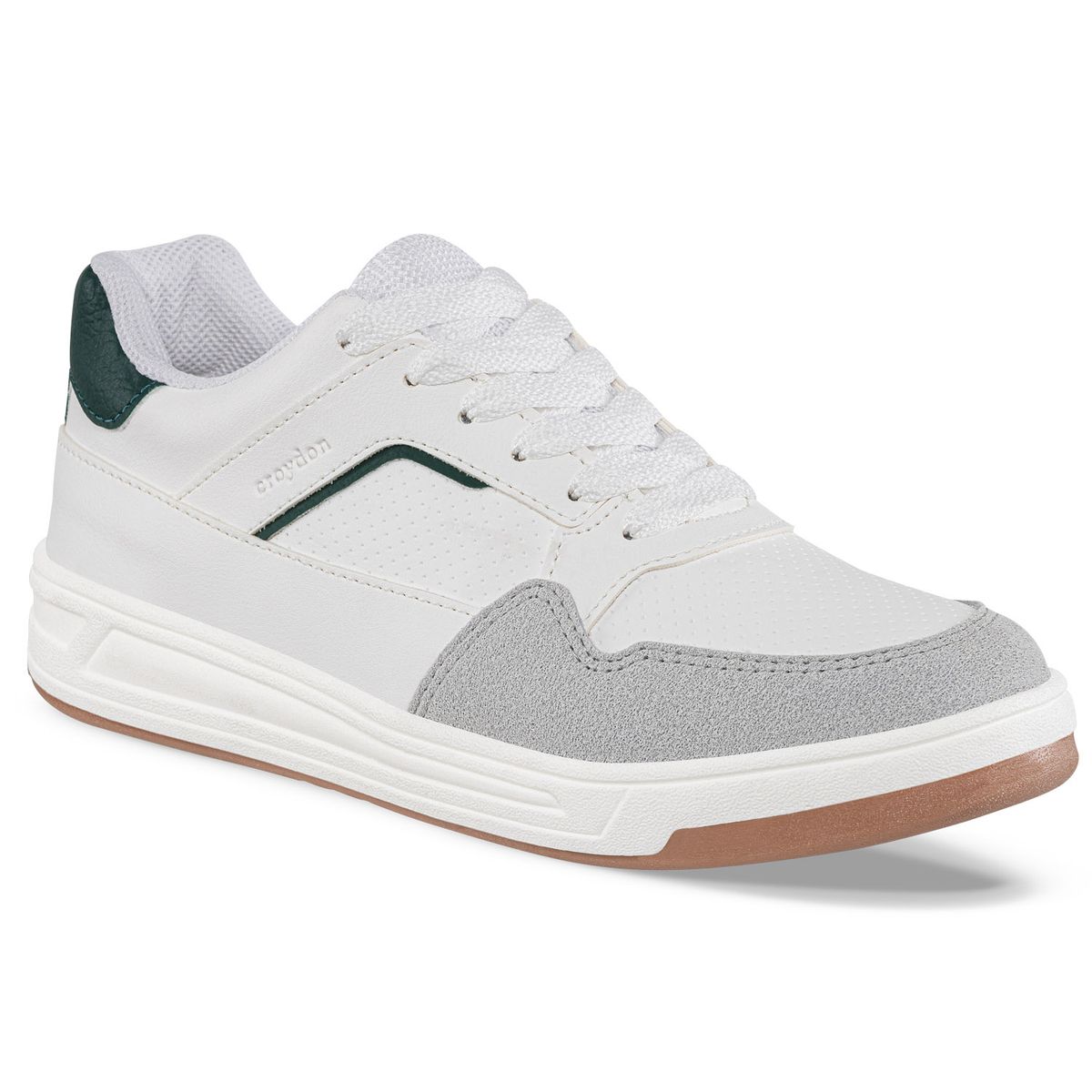 CROYDON - Tenis Urbanos Tabio Blanco-Verde Croydon para Hombre