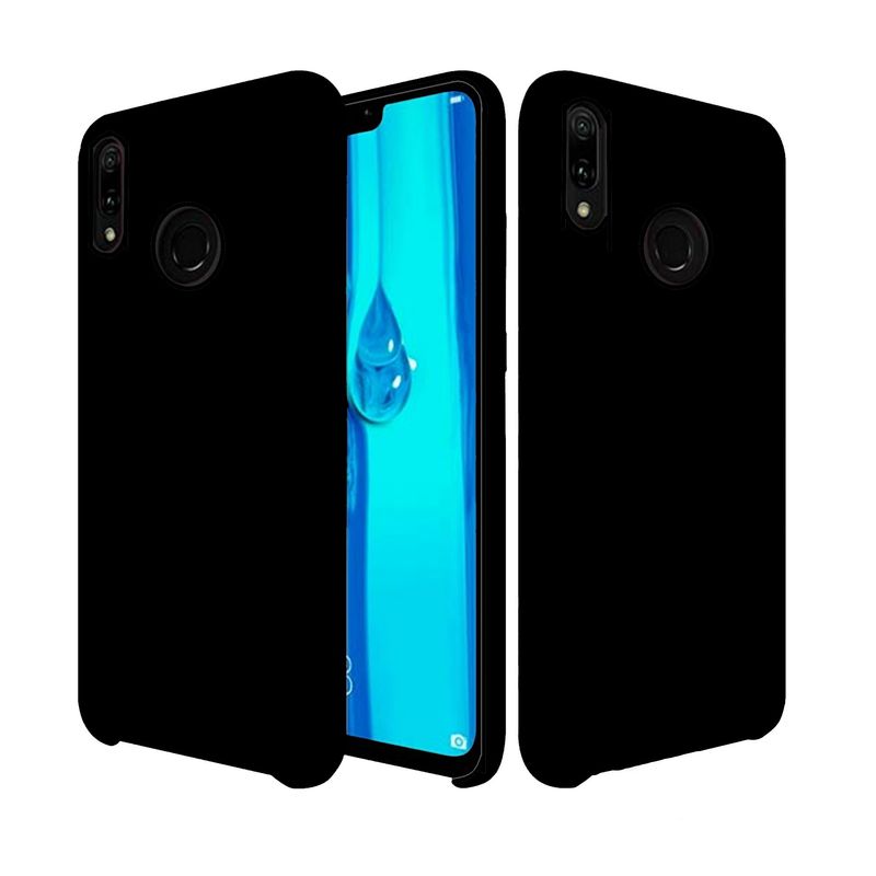 GENERICO - Funda Estuche Silicone Case Compatible Honor 10 Lite Negro