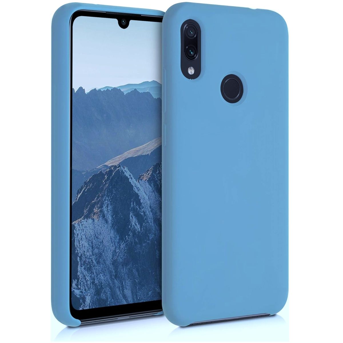 GENERICO - Funda Estuche Silicone Case Compatible Huawei Y9 2019 Azul